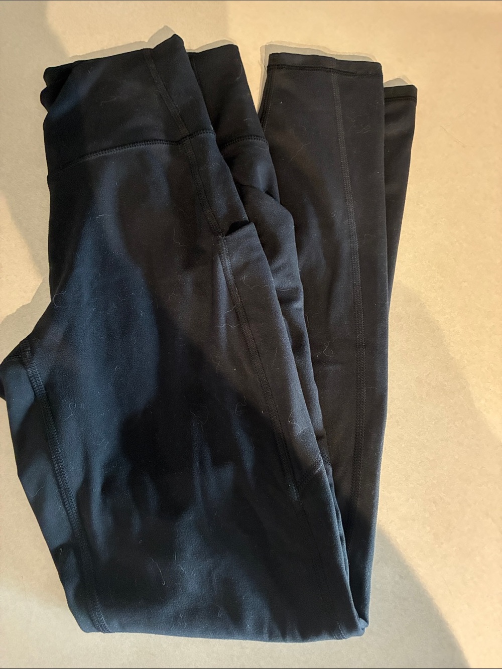 High-Rise Black Performance Leggings